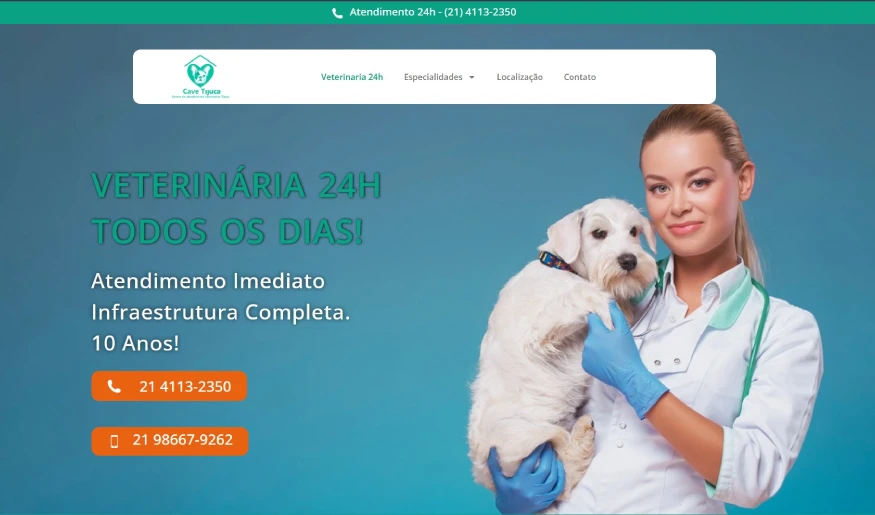 Site Institucional - Página Inicial