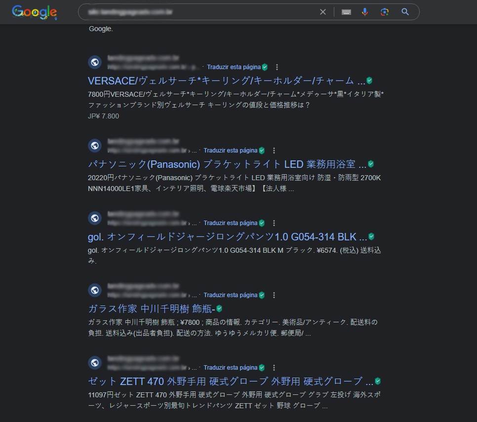 Caracteres japoneses no google