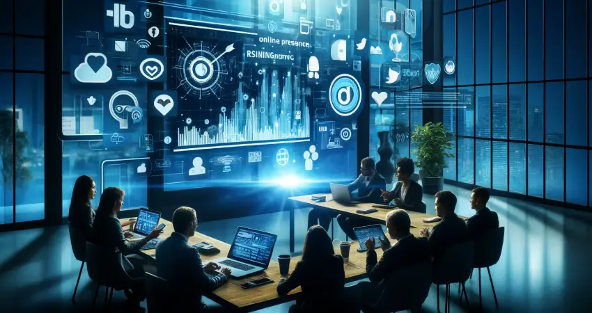 marketing digital e presença online